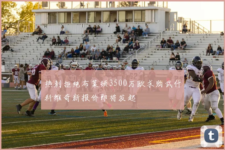 热刺拒绝布莱顿3500万欧求购武什科维奇新报价即将发起